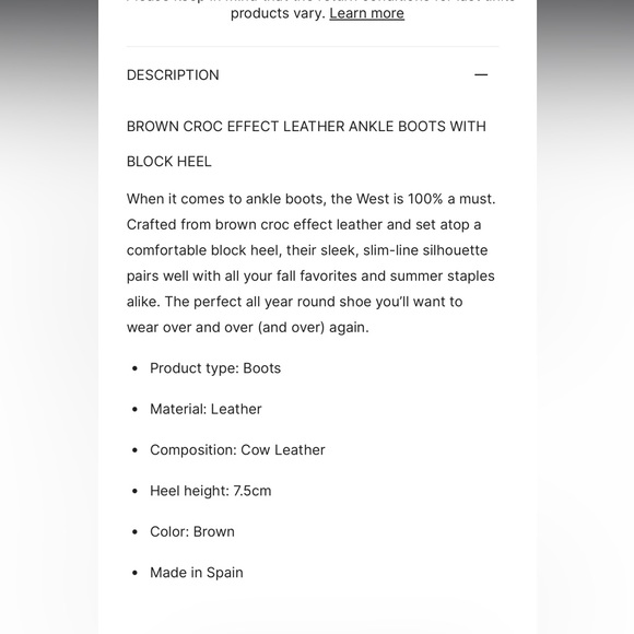 Alohas West Cape Croco Brown Size 36 - Picture 8 of 8